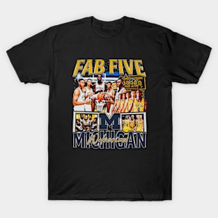 Michigan Basketball Fab Five T-Shirt